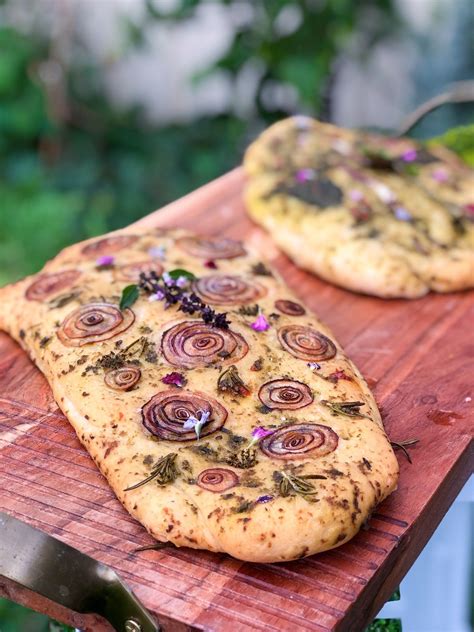 Garden Focaccia Bread - Herb and Garlic | Sustainable Holly | Cottagecore food, Focaccia bread ...