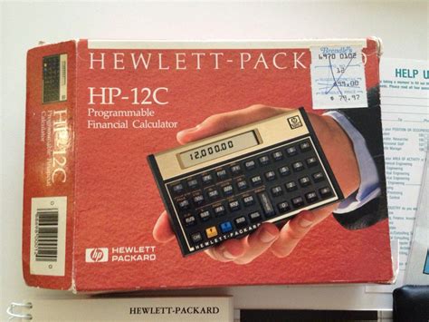 Hewlett Packard HP-12C Programmable Financial Calculator by ...