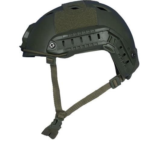 Firepower Airsoft Base Jump Style Helmet w/ Accessory RIS - OD GREEN ...