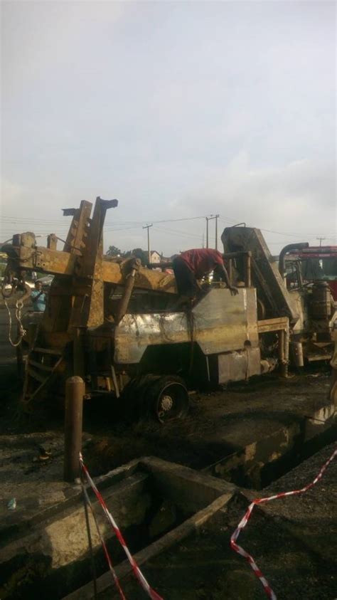 Fresh Updates From The Scene Of Tanker Fire (Photos)