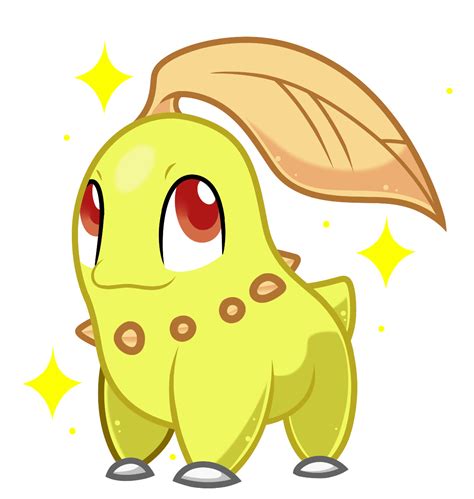 Shiny Chikorita by AngelLightYT on DeviantArt