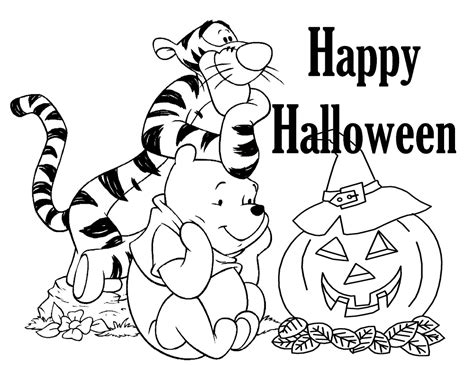 Disney Halloween Coloring Pages - Best Coloring Pages For Kids