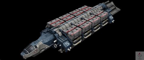 Cargo Hauler, Sci Fi Anime, Space Engineers, Ship Of The Line, Concept Ships, Concept Art ...