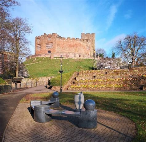 Tamworth Castle and grounds Tamworth Staffordshire England. 2019 ...