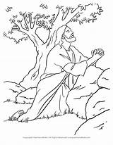 Coloring Jesus Praying Pages Hezekiah Light Clipart Sheets Printable  sketch template