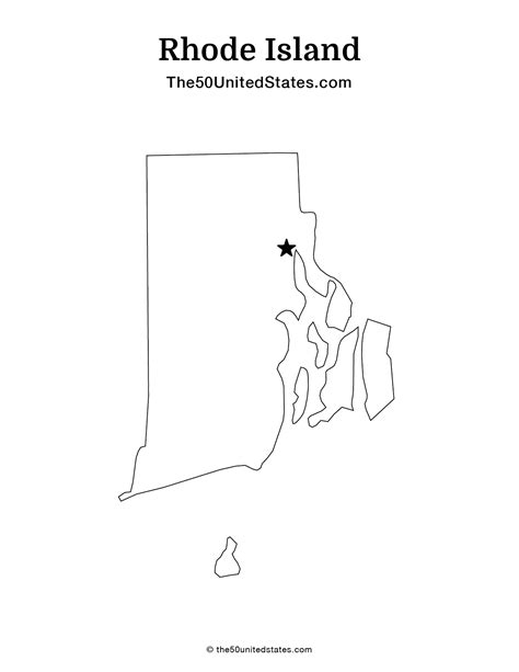 Free Printable Rhode Island State Maps | The 50 United States: US State Information and Facts