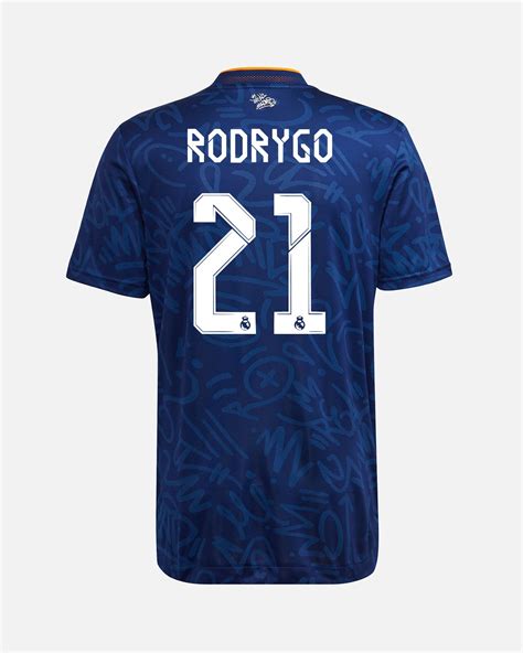 Camiseta 2ª Real Madrid 2021/2022 Authentic Rodrygo