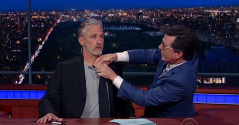 VIDEO: Jon Stewart Takes Over 'Late Show With Stephen Colbert' - CBS New York