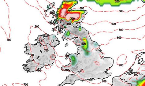 UK snow forecast: Arctic weather to ENGULF Britain as charts show heavy snowfall IN DAYS ...