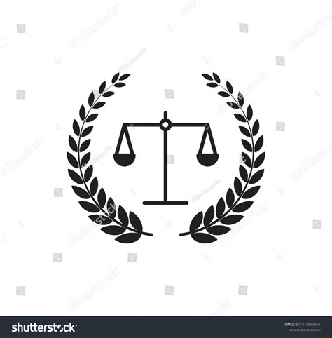 Attorney Icon Vector Logo Template Stock Vector (Royalty Free ...