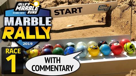 Jelle's Marble Runs: Sand Marble Rally 2019 Race 1 - YouTube