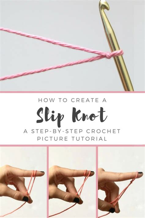 Slip Knot Crochet Tutorial - Sigoni Macaroni