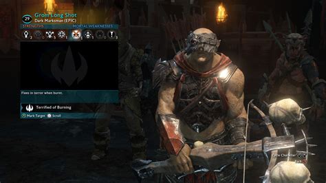 Coolest looking orc I’ve found yet. He’s basically orc Deadshot. : r/shadowofmordor