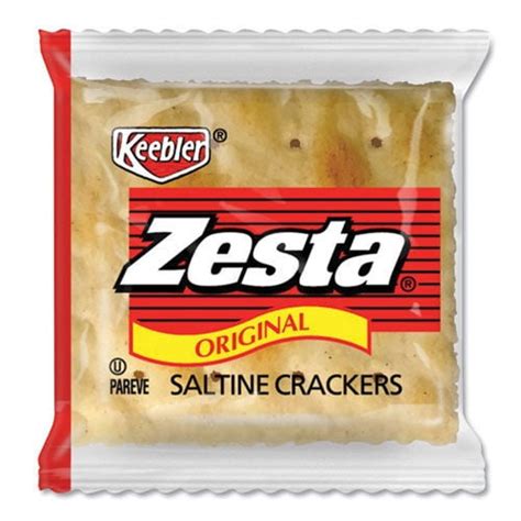 Zesta Original Saltine Crackers (500 Packs/Carton, 2 Crackers/Pack) - Walmart.com