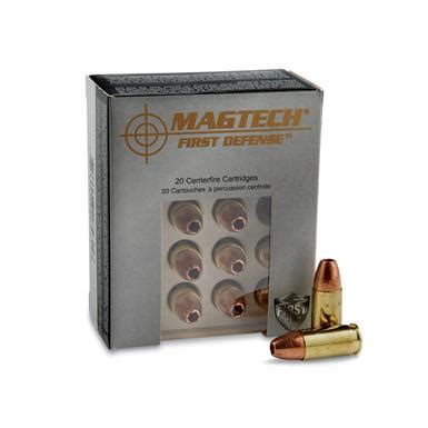 Magtech First Defense, 9mm Luger, SCHP, 92 Grain, 20 Rounds - 85422, 9mm Ammo at Sportsman's Guide