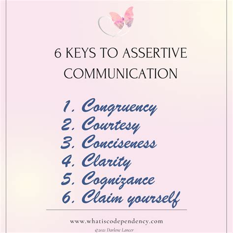 Six C’s to Assertive Communication | by Darlene Lancer | Relationships ...