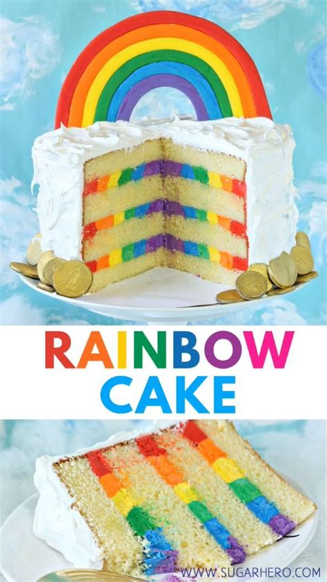 Rainbow cake with rainbow frosting – Artofit