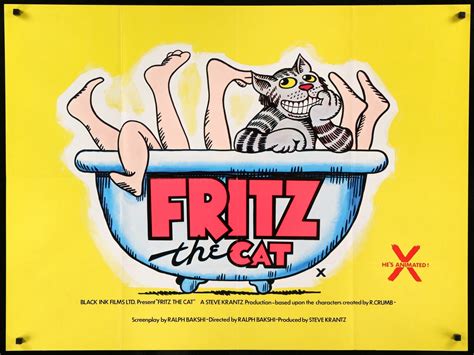 Fritz the Cat (1972) Original British Quad Movie Poster - Original Film ...