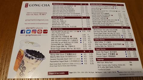 Gong Cha Menu, Menu for Gong Cha, Plano, Plano - Urbanspoon/Zomato