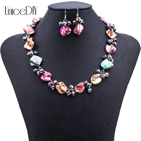 MS1504285 Fashion Jewelry Sets High Quality Necklace Sets For Women Jewelry Multicolored Resin ...