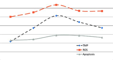 The dynamics of the mitochondrial apoptosis pathway in case of combined ...