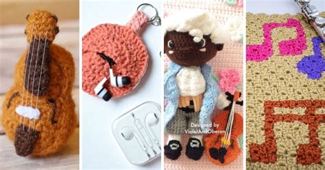 10 Free Crochet Music Patterns - Nicki's Homemade Crafts