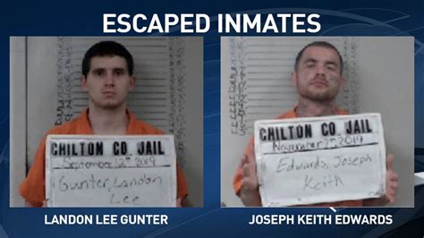 Two men escape from Chilton County Jail