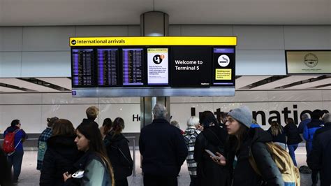 Heathrow strike: BA flights cancelled during airport security workers' walkout in Easter ...