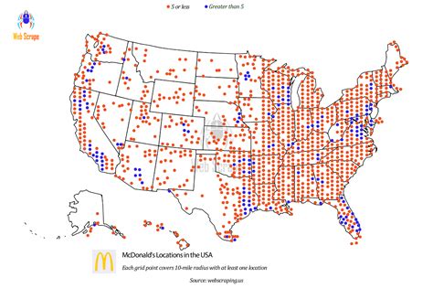 Number of Mcdonald's Locations in the USA | all mcdonald's locations