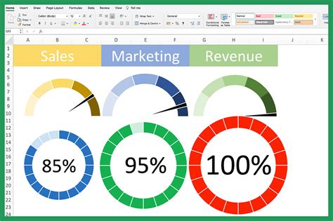 Gauge Chart Excel Template Excel Templates Excel Templates | My XXX Hot ...