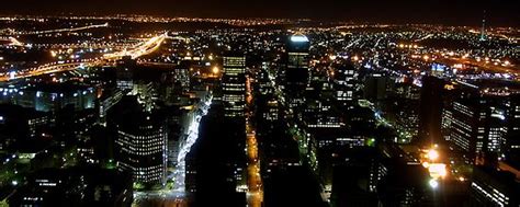 "Johannesburg skyline at Night" Posters by JadePhoto | Redbubble