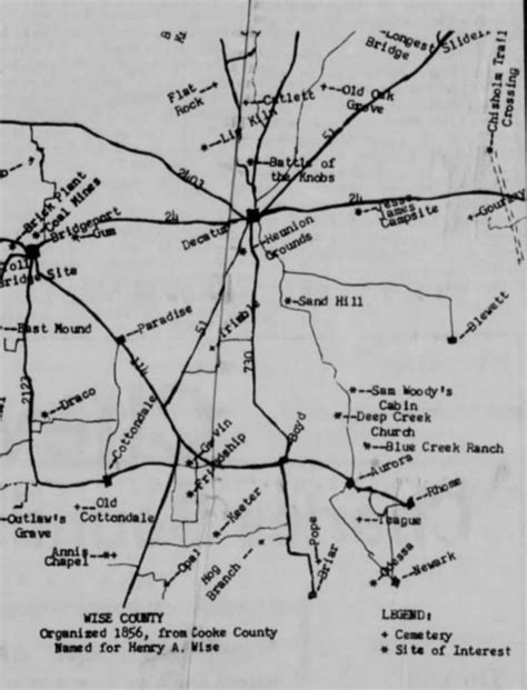 Wise County Map - Newspapers.com