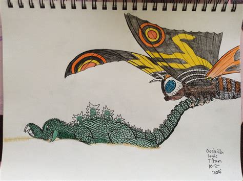 Mothra vs Godzilla WIP by GodzillaSonicTitan on DeviantArt