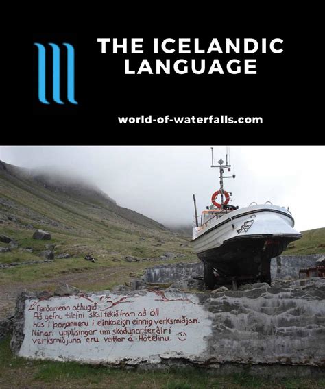 The Icelandic Language - World of Waterfalls