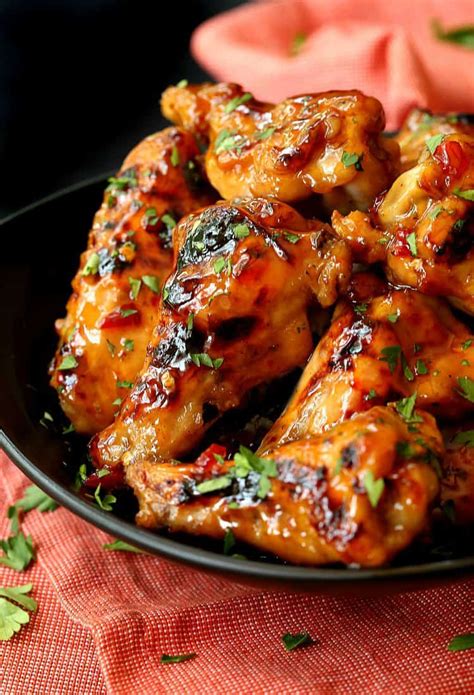 Easy Slow Cooker Sweet Chili Chicken Wings | Crockpot Chicken Wings