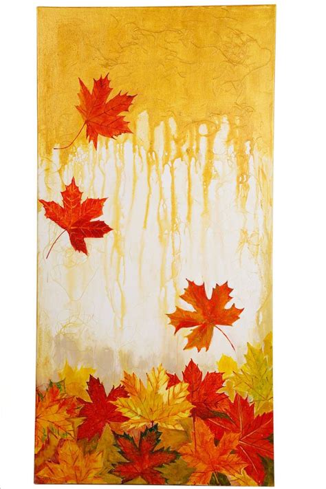 AUTUMN LEAVES Painting by Harshada Shiv | Saatchi Art