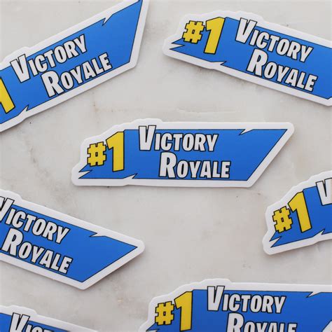 Fortnite #1 Victory Royale Sticker - xMdrn