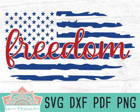 American Freedom Flag Cut File – Savvy Designs Stl