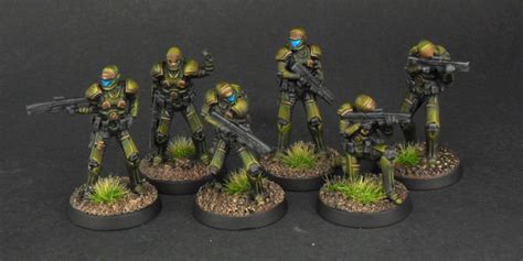 28mm Scale Hell Divers – Rifle Squad – ClearHorizon Miniatures