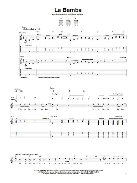 La Bamba | Sheet Music Direct