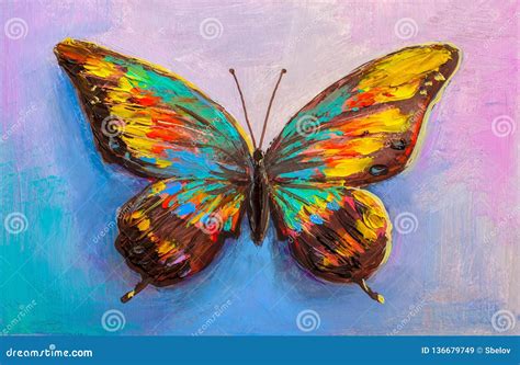 Abstract Painting Butterfly Stock Illustration - Illustration of ...