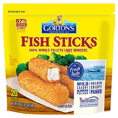 Gorton's Fish Sticks, Breaded 20 ea | Shop | Baker's IGA