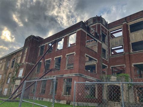 Old abandoned high school near me. It was a fully intact building until ...