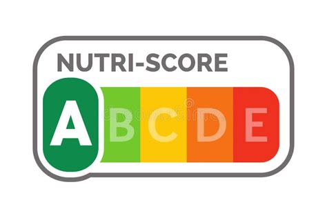 Nutri Score for Packaging Design. Logo, Icon, Label. Vector Stock ...