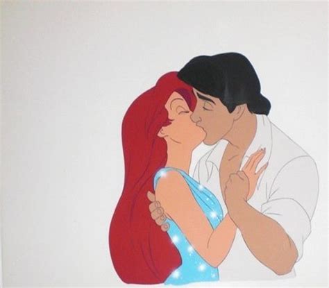 Disney Couples Photo: Ariel and Eric | Disney kiss, Disney couples, Disney