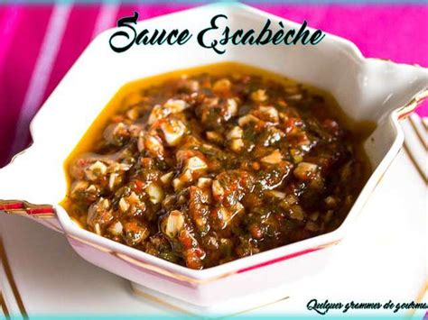 Recettes de Sauce escabeche