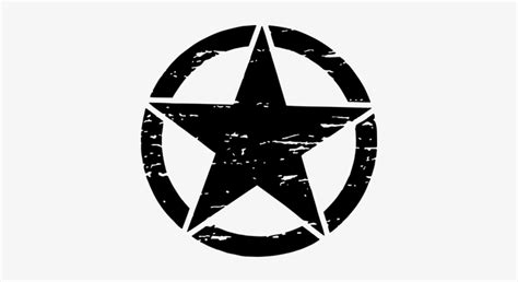 Military Star Wall Sticker - Star Army Transparent PNG - 374x368 - Free Download on NicePNG