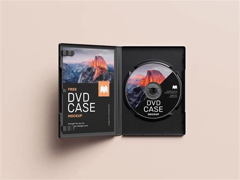 Free DVD Disc Case Mockup | Mockuptree