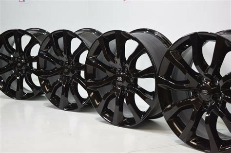 20″ RANGE ROVER SPORT SUPERCHARGED BLACK WHEELS RIMS FACTORY OEM 13 ...