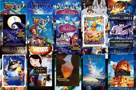 My Top 10 Favorite Animated Movies of the 1990's by JackSkellington416 ...